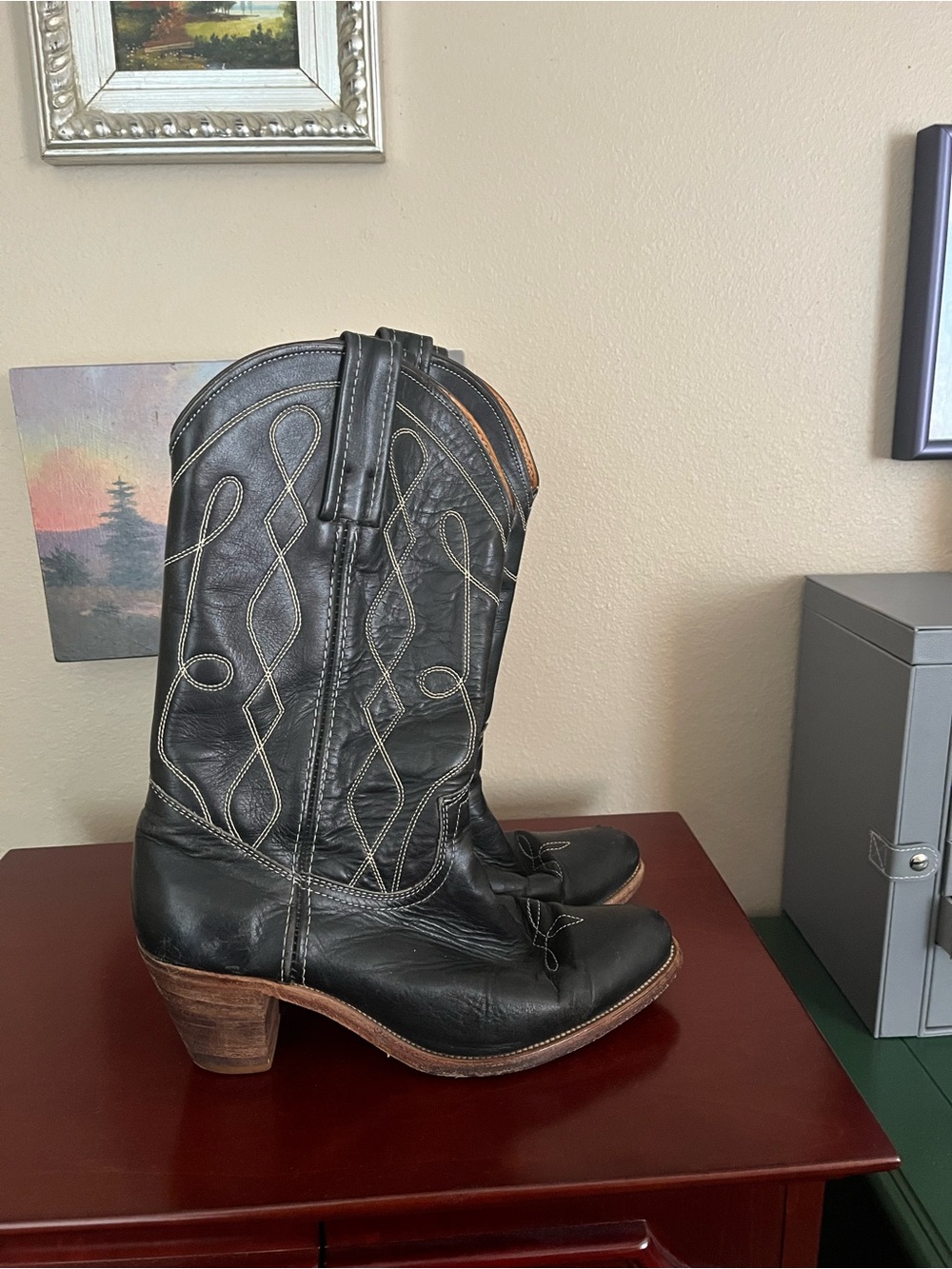 Vintage Frye Cowboy Boots